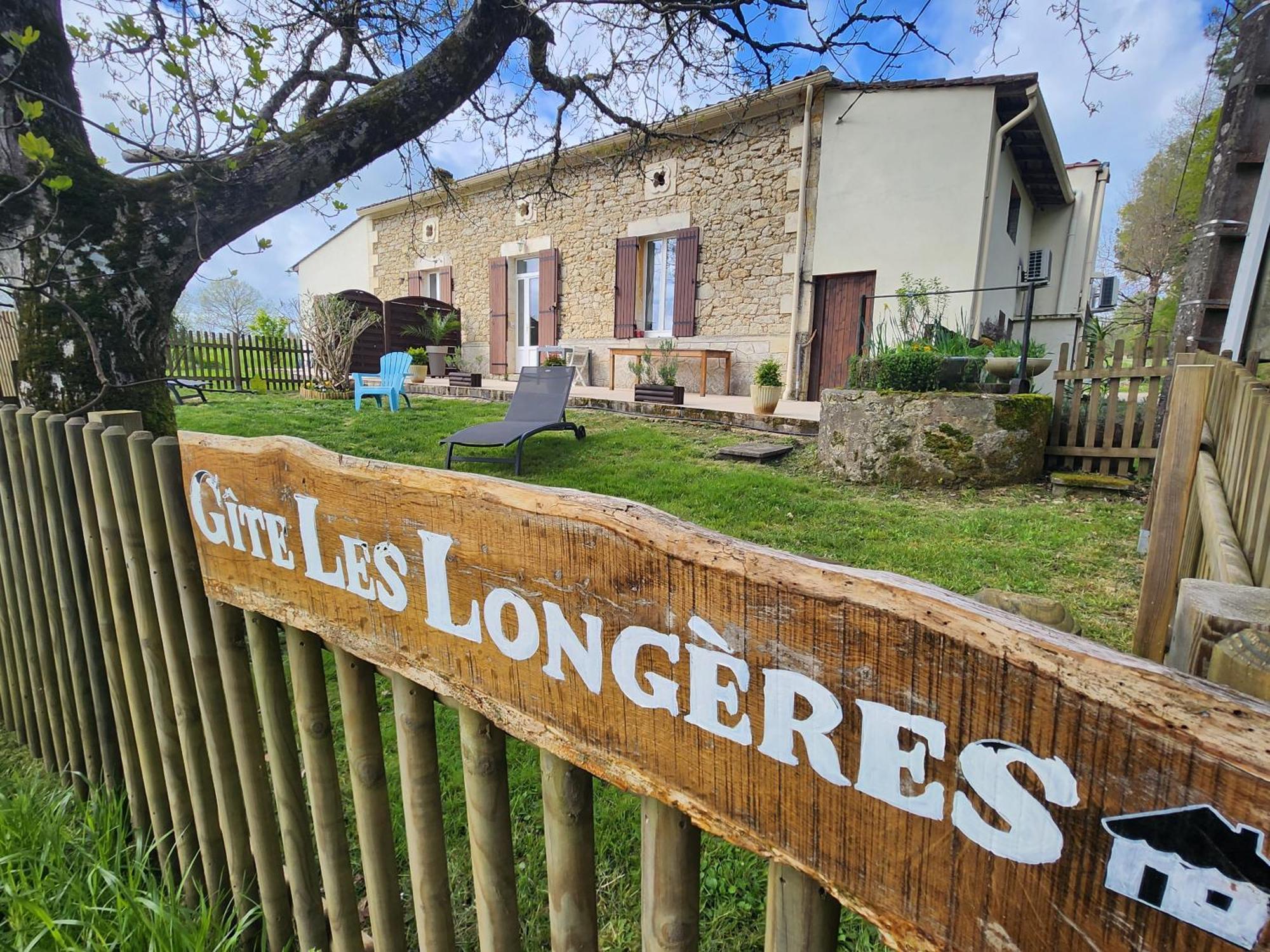 Gite Les Longeres Montazeau Zewnętrze zdjęcie